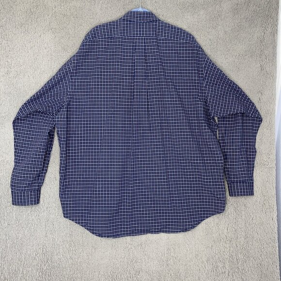 VTG Ralph Lauren Blake Men’s XXL 2 Ply multicolor Purple Gingham check - Picture 2 of 7